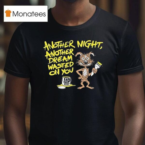Mayday Parade Another Night Another Dream Wasted On You Graffiti Dog T Shirt