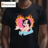 Muawk Flaming Hear T Shirt