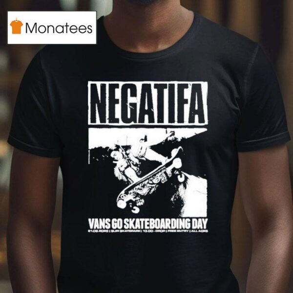 Negatifa Vans Go Slipi Skatepark June T Shirt