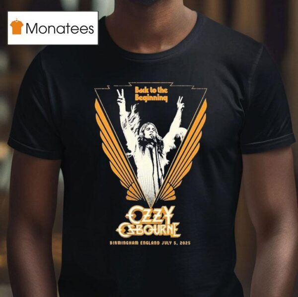 Ozzy Osbourne Shepard Fairey Back To The Beginning The Final Show At Villa Park Birmingham England On July T Shirt