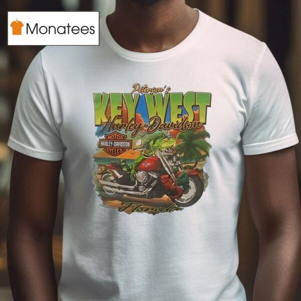 Peterson S Key West Harley Davidson Florida T Shirt
