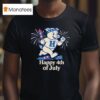 Pig Happy Th Of July Firework T Shirt