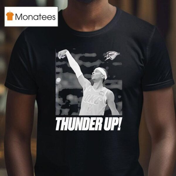 Shai Gilgeous Alexander Oklahoma City Thunder Up Finals Champions Photo T Shirt