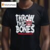 Skull Throw The Bones Nebraska Cornhuskers T Shirt
