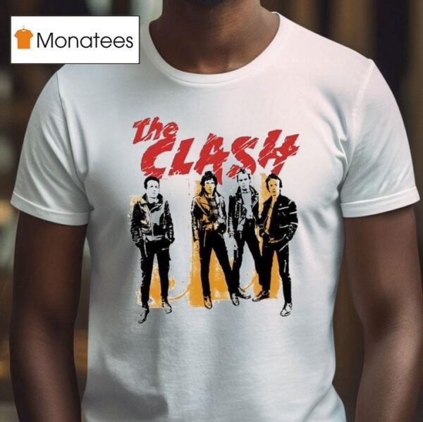 The Clash Live Show Tour Graphic Photo T Shirt