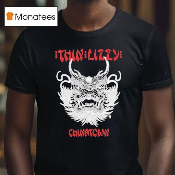 Thin Lizzy Chinatown Dragon T Shirt