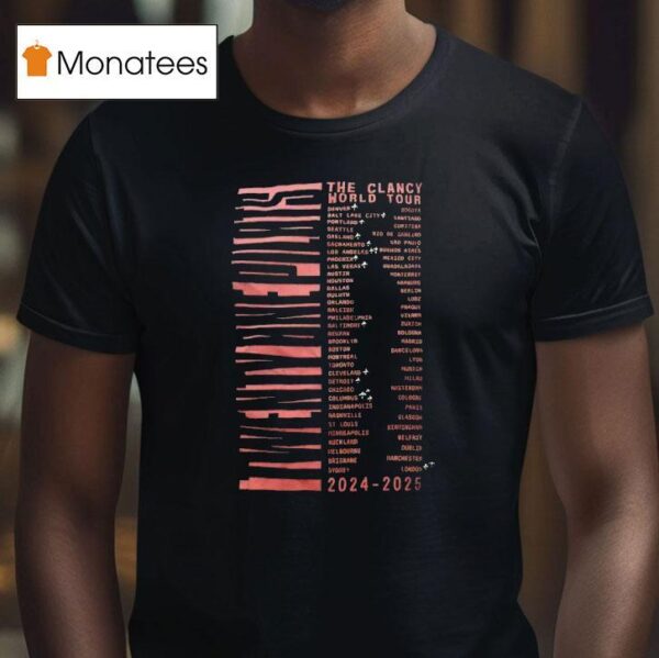 Twenty One Pilots The Clancy World Tour T Shirt