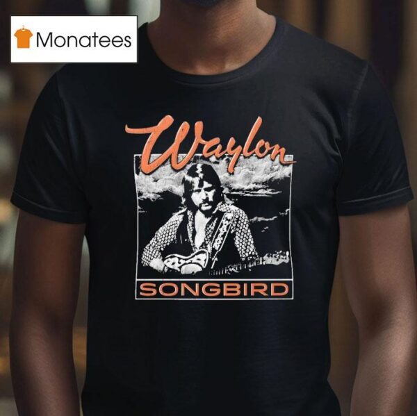 Waylon Jennings Songbird Album T Shirt