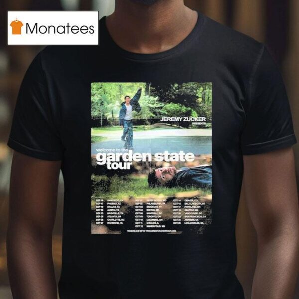 Zucker Welcome To The Garden State Tour Dates T Shirt