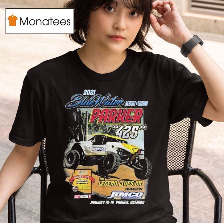 Bluewater Resort Parker The Legend Lives On Even T Shirt