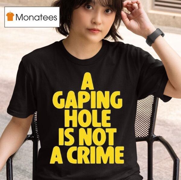 A Gaping Hole Is Not A Crime T Shirt