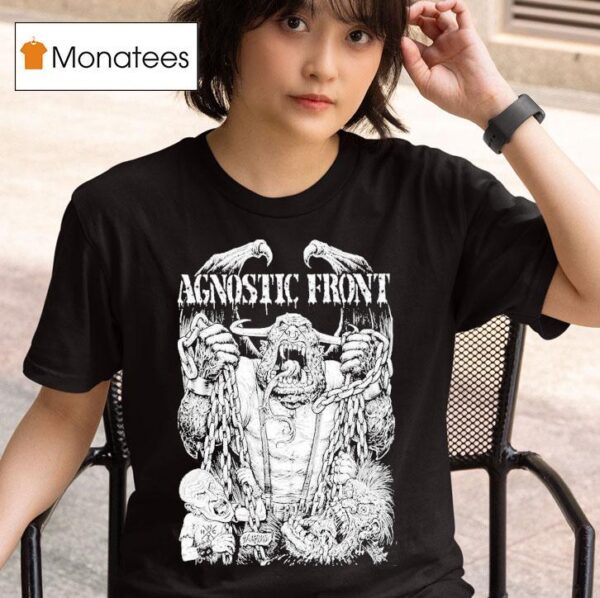 Agnostic Front Sawblade Logo T Shirt