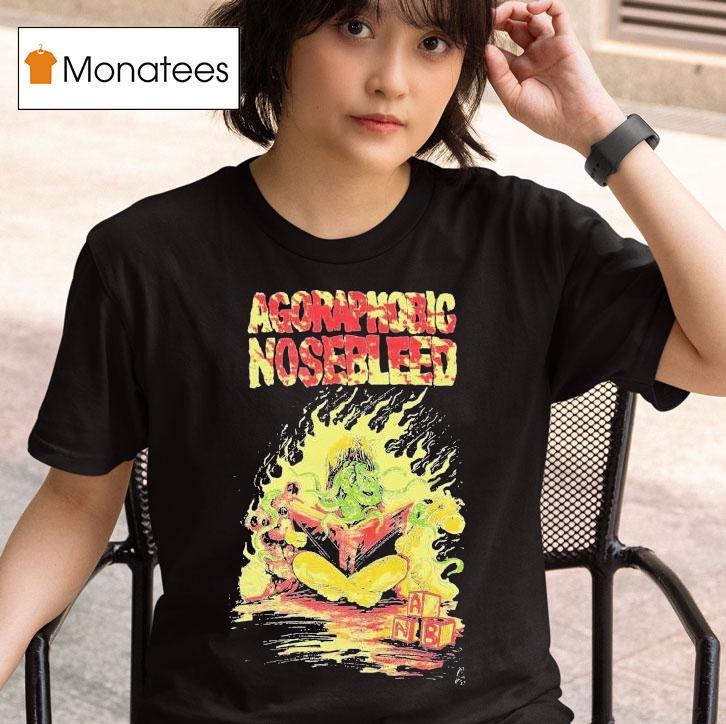 Agoraphobic Nosebleed Tentacle Book T Shirt