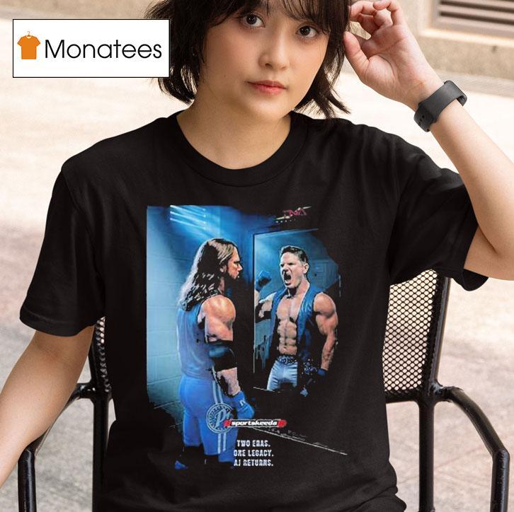 Aj Styles Tna Wrestling Reunion Two Eras One Legacy T Shirt