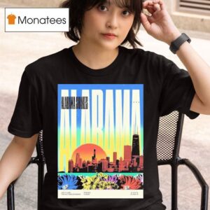 Alabama Shakes Chicago Illinois Diptych At The Salt Shed Outdoors On July T Shirt