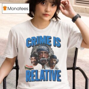 Albert Einstein Crime Is Relative Watermelon T Shirt