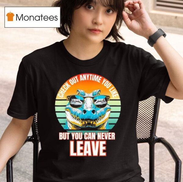 Alcatraz Vibes Gator Locked In Mentally Checked Ou T Shirt