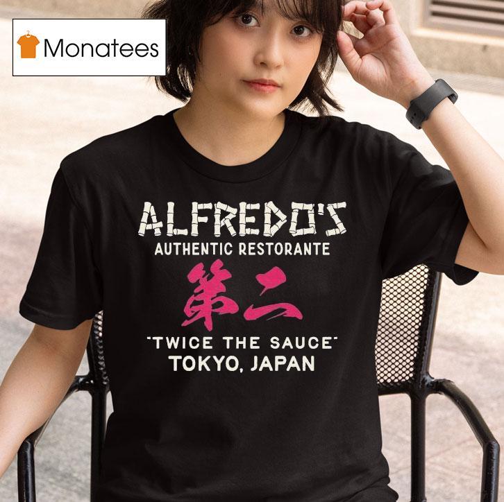 Alfredo S Authentic Restorante Twice The Sauce Tokyo Japan Bamboo T Shirt