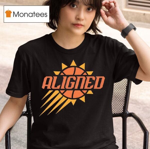 Aligned As Phoenix Suns Logo T Shirt