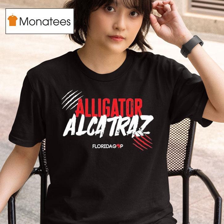 Alligator Alcatraz Florida Gop Scratch Logo T Shirt