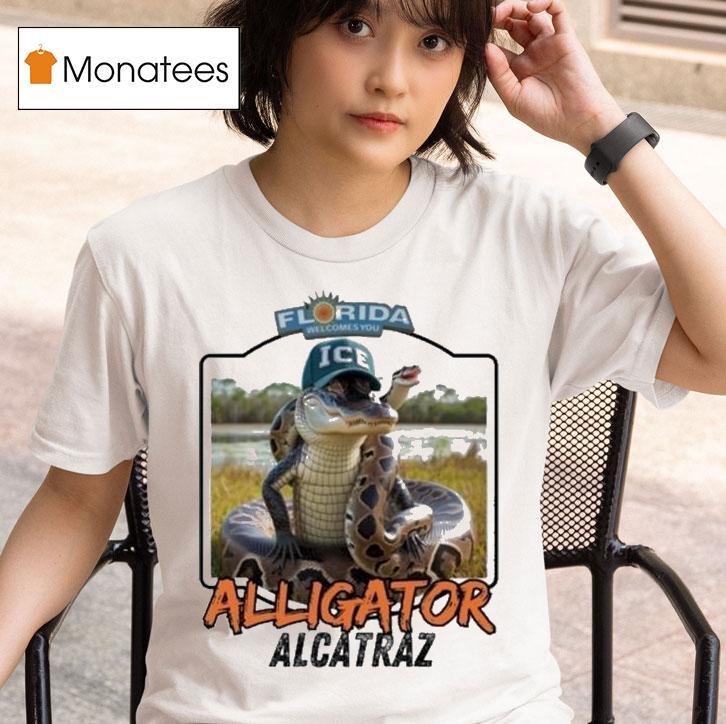 Alligator Alcatraz Florida Welcomes You Gator T Shirt