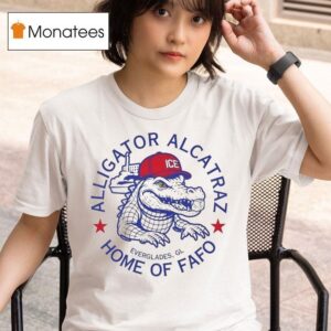 Alligator Alcatraz Home Of Fafo Ice Everglades Fl T Shirt