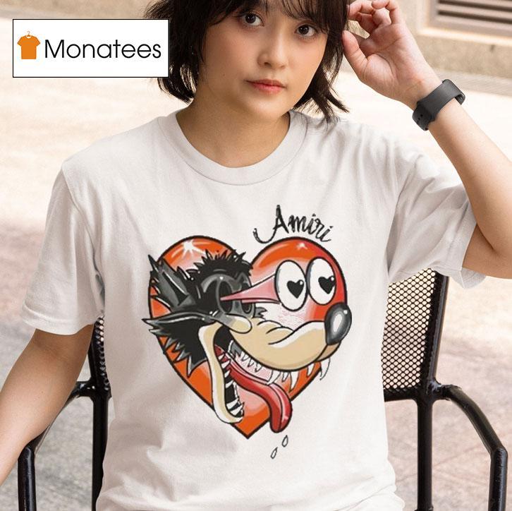 Amiri Hopeless Romantic Hear T Shirt