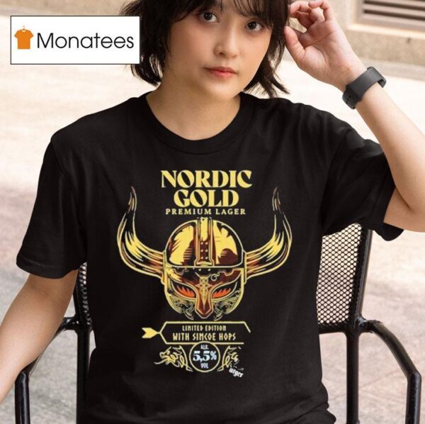 Amon Amarth Nordic Gold Premium Lager With Simcoe Hops T Shirt