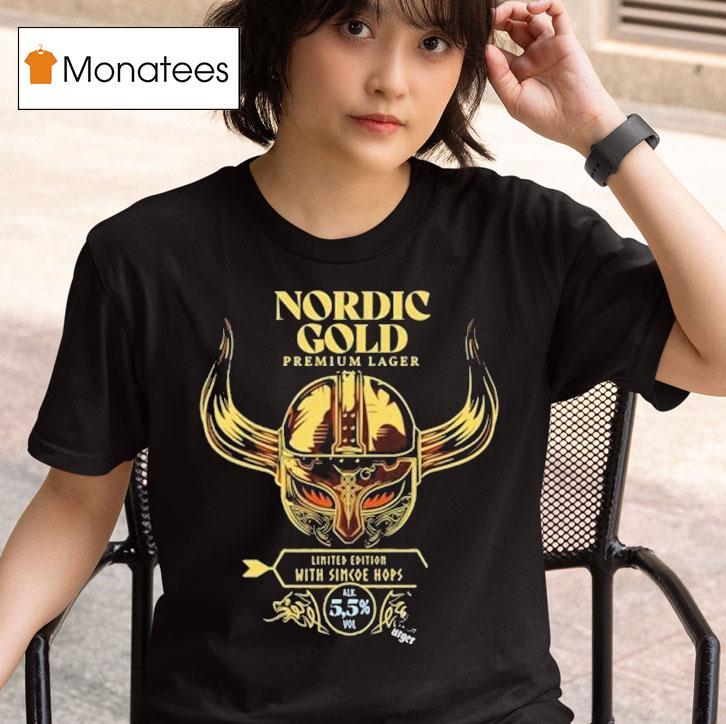 Amon Amarth Nordic Gold Premium Lager With Simcoe Hops T Shirt