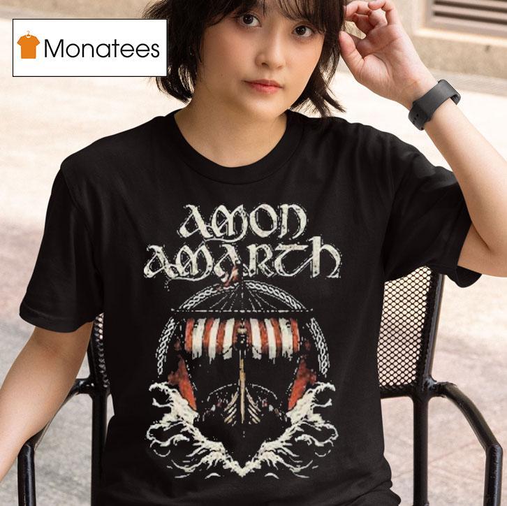 Amon Amarth We Rule The Waves Boa T Shirt