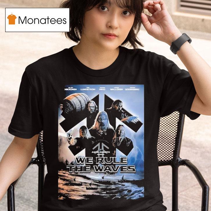 Amon Amarth We Rule The Waves Single T Shirt