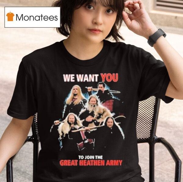 Amon Amarth We Want You To Join The Great Heathen Army T Shirt