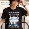 Andy Pettitte Mariano Rivera Derek Jeter And Jorge Posada New York Yankees Times World Series Champions The Core Four Signatures T Shirt