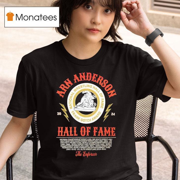Arn Anderson Hall Of Fame National Wrestling Hall Of Fame Frank Gotch Award T Shirt