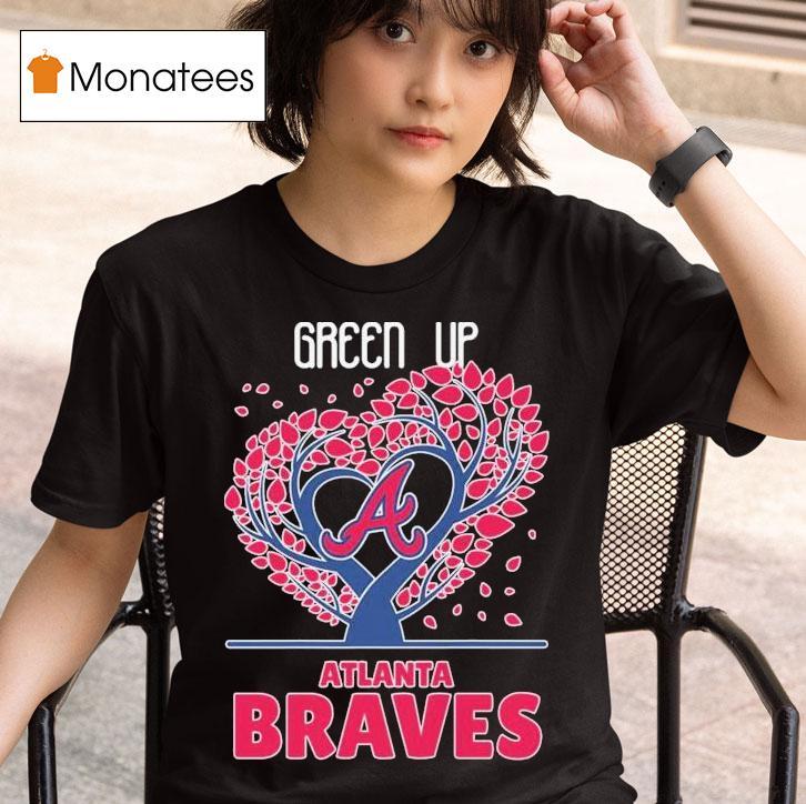 Atlanta Braves Green Up Tree T Shirt