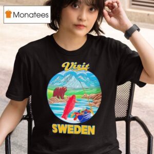 Bear Visit Sweden T Shirt