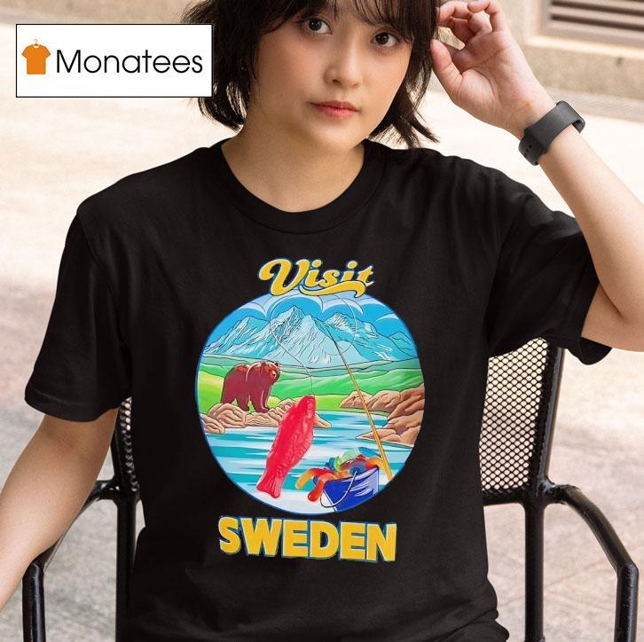 Bear Visit Sweden T Shirt