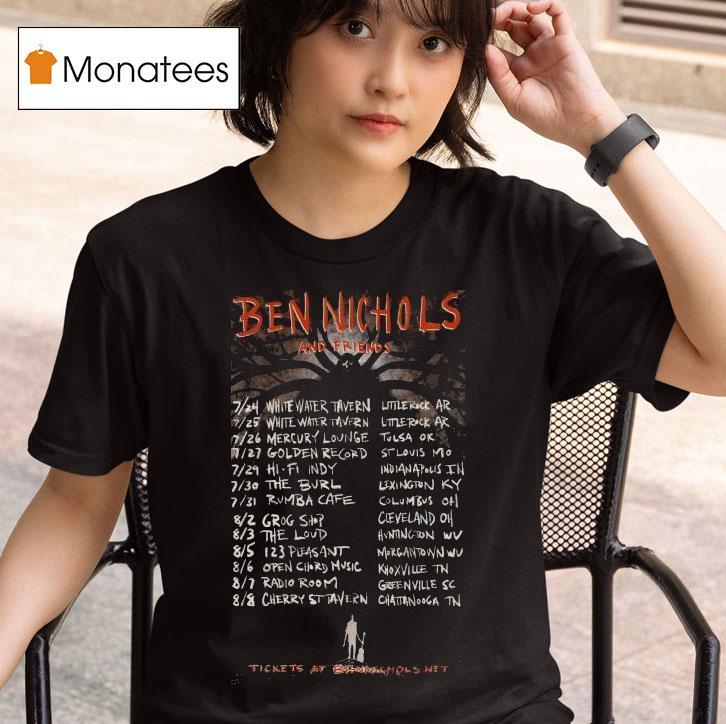 Benjamin Nichols Friends Record Release Tour Dates T Shirt