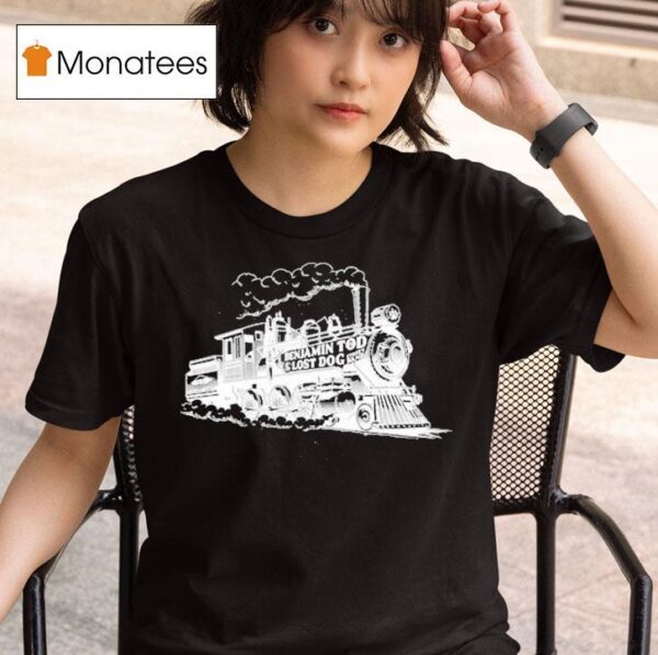 Benjamin Tod The Lost Dog Street Band Train Logo T Shirt