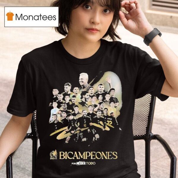 Bicampeones Concacaf Gold Cup Mexico Champions T Shirt