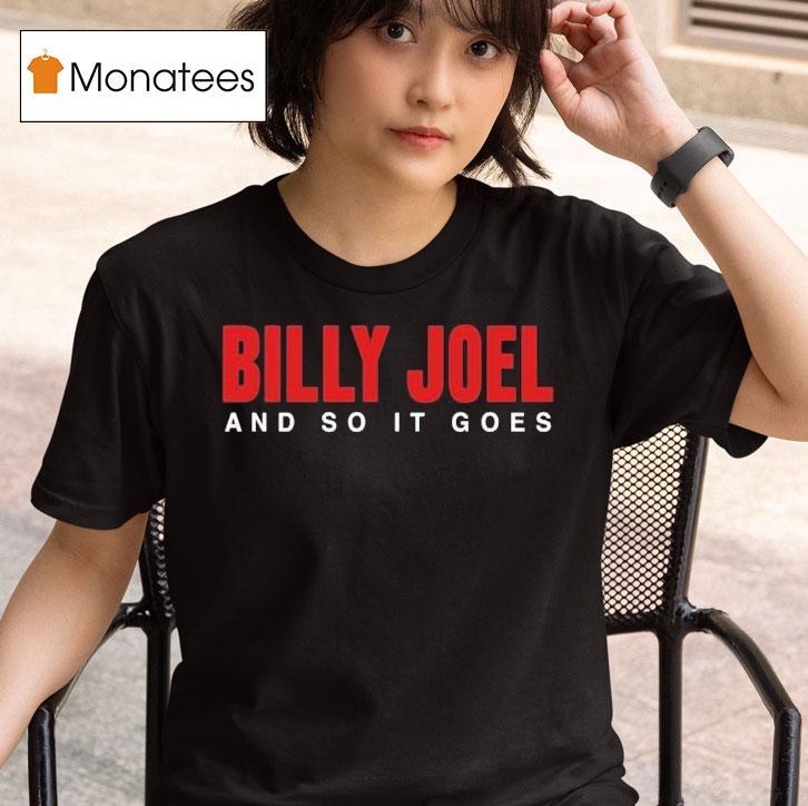 Billy Joel And So It Goes Title T Shirt