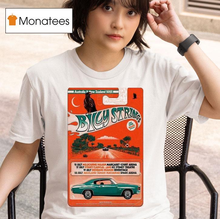 Billy Strings Tour Australia New Zealand T Shirt