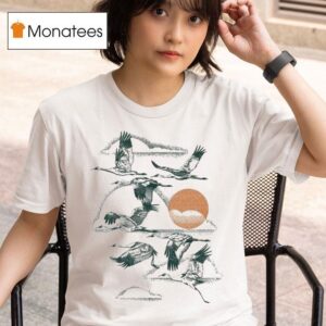 Bird Collective Whooping Crane T Shirt