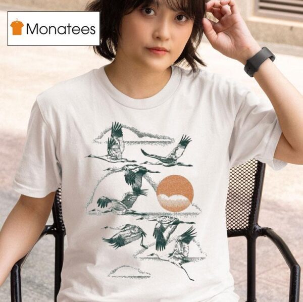 Bird Collective Whooping Crane T Shirt