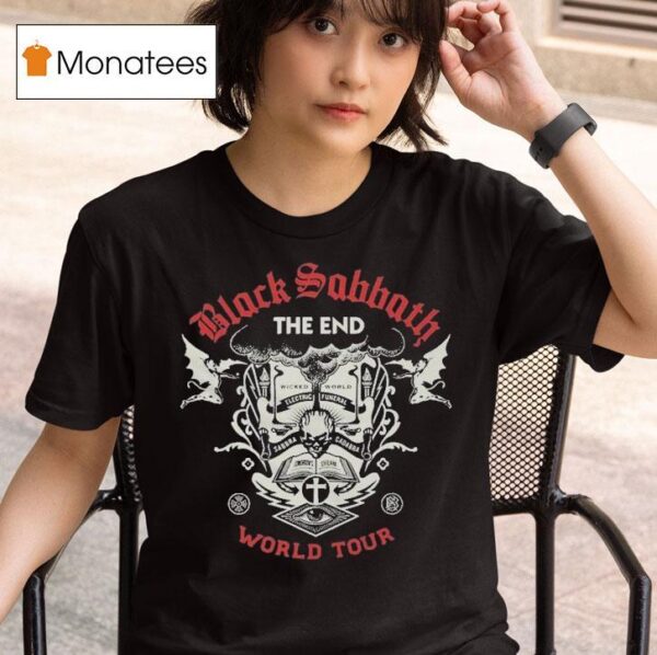 Black Sabbath The End Scripture World Tour T Shirt