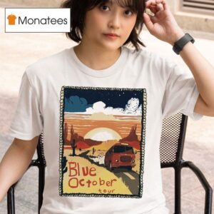 Blue October Desert Tourbus Tour T Shirt