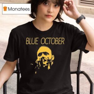 Blue October Midnight Foil T Shirt