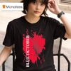 Blue October Splatter Hear T Shirt