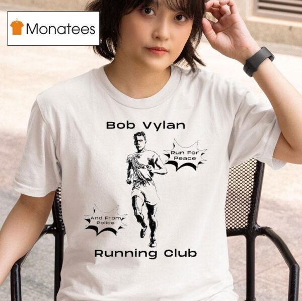Bob Vylan Run For Peace And From Police Running Club T Shirt
