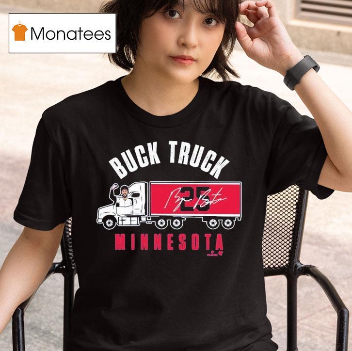 Byron Buxton Buck Truck Minnesota Twins T Shirt